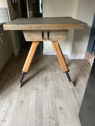 Wooden adjustable table made - table,