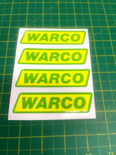 Warco Compatable stickers
