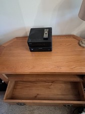 Solid Oak Large TV Cabinet Unit