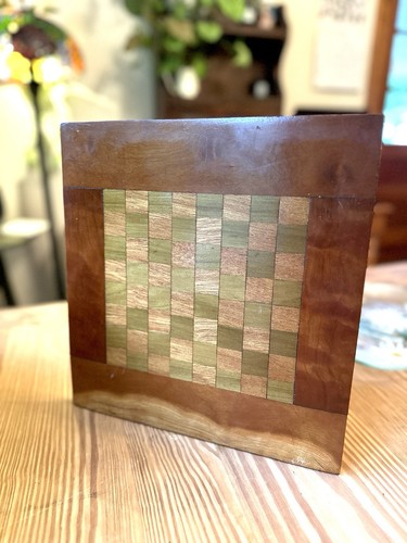 Handmade solid wood chessboard - handmade,