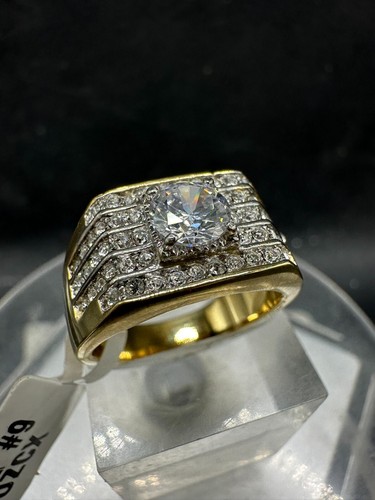 Mens gold ring signet - , pinky