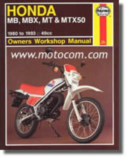 Haynes honda mb5 1980 1993 - haynes, 1980-1993