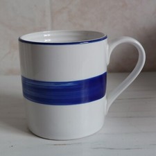 John Lewis Mug Cup White Blue