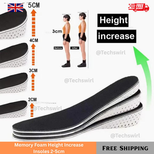 Height increase insoles men - increase,