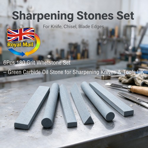 6pcs 180 grit whetstone set - 6pcs,
