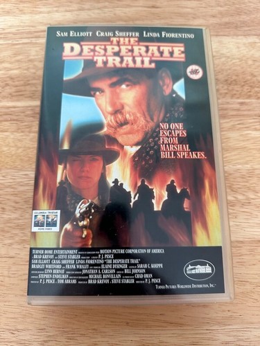 The desperate trail vhs - desperate,