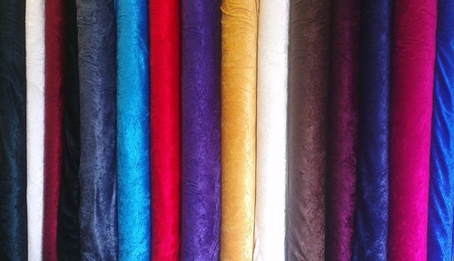 Crushed velvet velour - crushed, velvet/velour