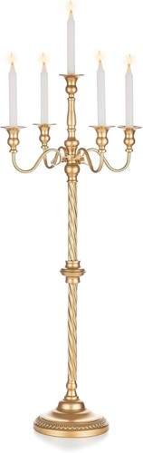 Gold candelabra floor - gold,