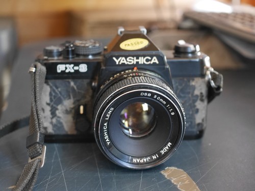 Yashica film camera - fx-3, /