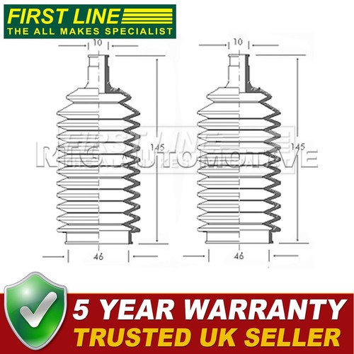 First line front steering rack - line,