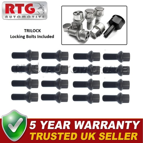 16x bolts black 4x - black, trilock