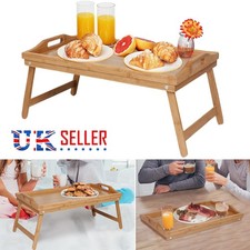 Bamboo Wooden Bed Tray Table