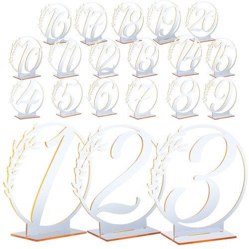 Pcs table numbers wedding - pcs,