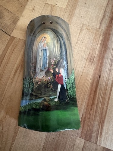 Roof tile painting our lady - tile,