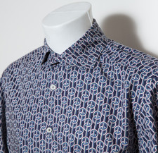 ETON Geometric Print Shirt