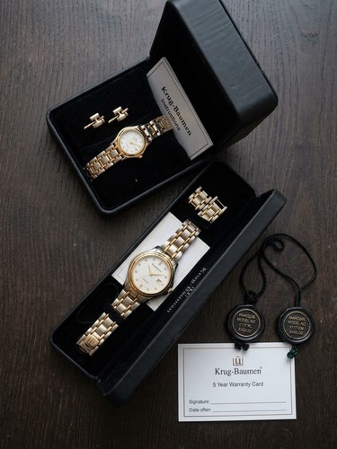 Rare pair krug baumen marquis - rare, krug-baumen