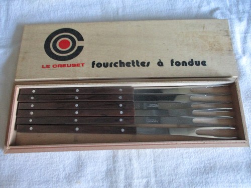 Creuset vintage fondue - le,