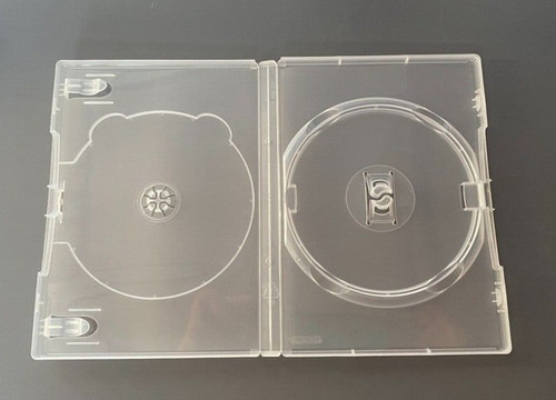 Clear double dvd - clear, case
