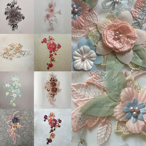 Embroidery bridal applique - embroidery,