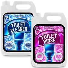 BLUE & PINK CHEMICAL TOILET WC