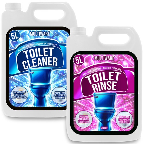 Blue pink chemical toilet - &,