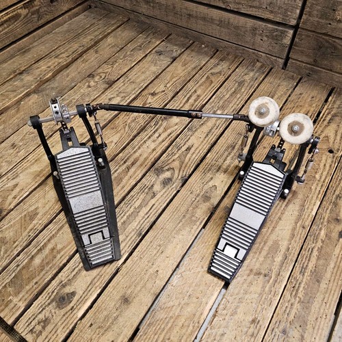 Double bass drum pedal vintage - drum,