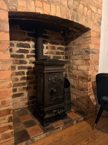 Wood burner cast iron - wood,