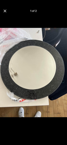 Next crackle mosaic round - mosaic,