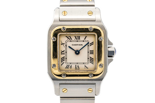 Cartier santos galbée 24mm - galbée,