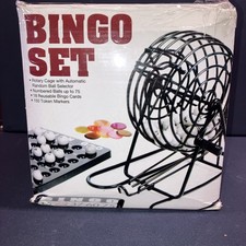 Bingo Game Set Wire Rotary