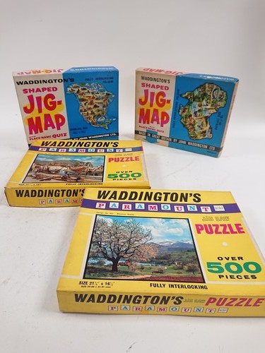 Vintage waddingtons jigsaw - vintage,