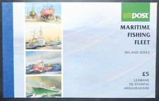 IRELAND 1991 MARITIME FISHING FLEET BOOKLET COMPLETE MNH.SG SB41 & HIB HB38 @€22