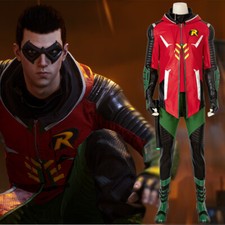 New Batman Gotham Knights Robin Cosplay Jacket Costume Men's Outfits Halloween