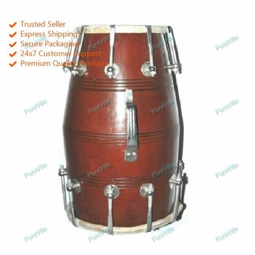 Dholak nut bolt quality wood - dholak, nut/bolt