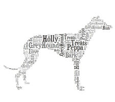 Personalised Greyhound Dog
