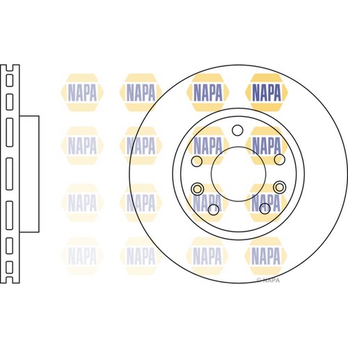Brake discs vented - vented, for