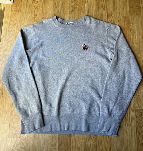 Bathing ape bape grey double - bathing,