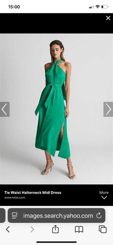 Reiss dress green - dress,