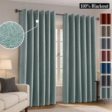 Thick Eyelet Blackout Curtains