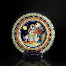 Porcelain Rosenthal Christmas Plates Bjorn Wiinblad Set of 6 Boxed