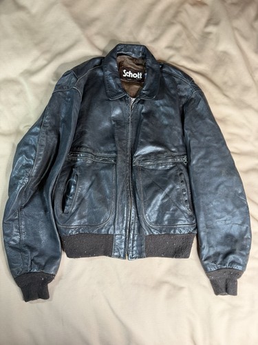Schott nyc leather jacket - leather,