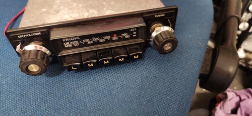 Philips 381 vintage car radio - vintage,