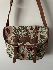 Signare Tapestry Floral Design Messenger Bag ~ Used Once