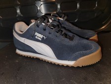 Puma Roma Size 2c Blue Suede