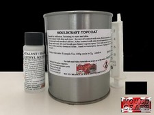 BLACK FLOCOAT / TOPCOAT 1kg kit  FOR FIBREGLASS moulds, resin boat repair