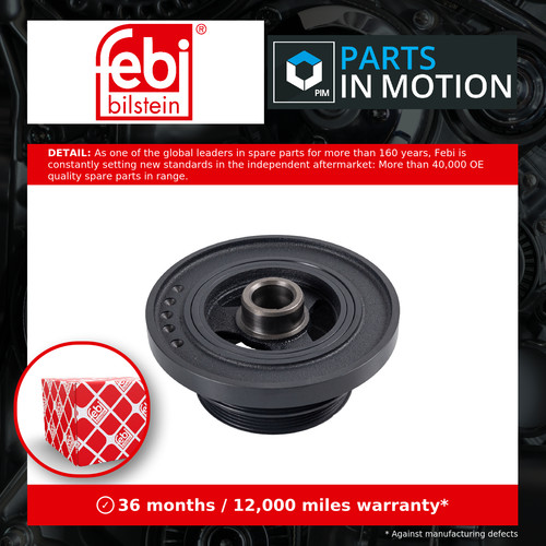 Crankshaft pulley fits bmw - pulley, 323