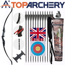 Archery 20-40lb Takedown Recurve Bow RH/LH Arrow for Youth Adult Target Practice