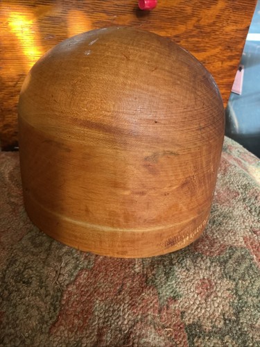Vintage wooden millinery hat - wooden,