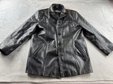 Original Ben Sherman Vintage Real Leather Lined Jacket L