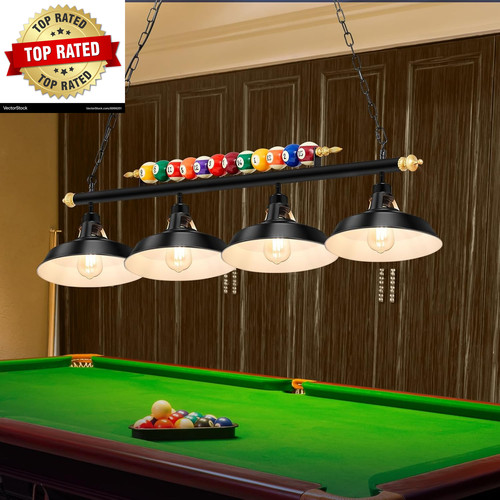 Adjustable pool table lights - adjustable,